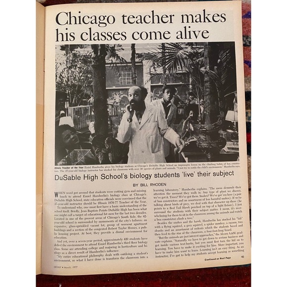 March 1977 Ebony MagazIne  with Featured Cover, “Blacks On The Carter Team. - Picture 7 of 13